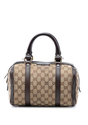 Gucci Pre-Owned 2016-2026 Small GG Canvas Joy Boston Bag satchel - Neutrals