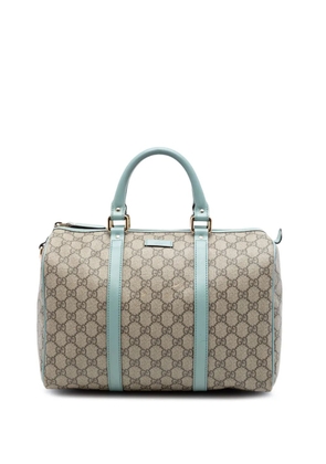 Gucci Pre-Owned 2016-2026 Medium GG Supreme Joy boston bag - Neutrals