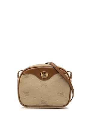 Burberry Pre-Owned 20th Century Coated Canvas Logo crossbody bag - Neutrals