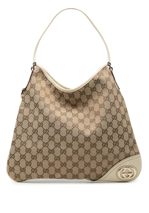 Gucci Pre-Owned 2000-2015 GG Canvas New Britt hobo bag - Neutrals