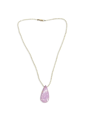 Madison phosphorite teardrop necklace - Gold