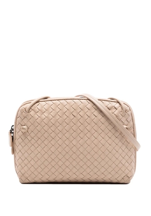 Bottega Veneta Pre-Owned 2012-2026 Nappa Intrecciato Nodini crossbody bag - Neutrals