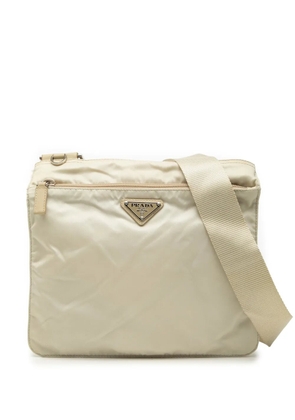 Prada Pre-Owned 2013-2026 Tessuto Zip Top crossbody bag - Neutrals