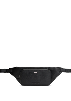 Tommy Hilfiger logo plaque belt bag - Black