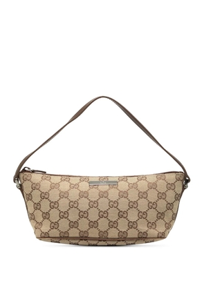 Gucci Pre-Owned 2000-2015 GG Canvas Boat shoulder bag - Neutrals