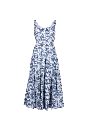 STAUD Wells midi dress - Blue