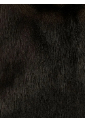 Amomento faux-fur bucket hat - Brown