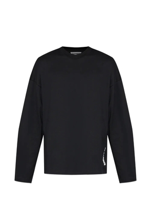 Jil Sander logo-print long-sleeve T-shirt - Black