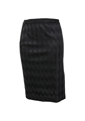 Missoni Pre-Owned Zigzag knit skirt - Black