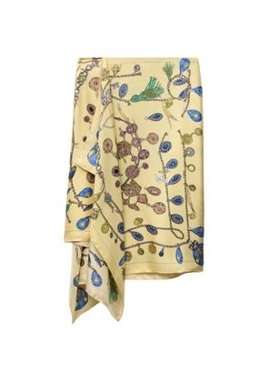 Versace printed midi skirt - Neutrals