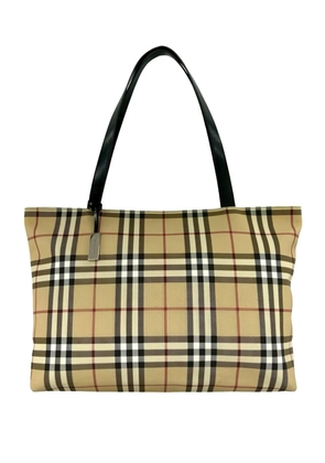 Burberry Pre-Owned 2000-2017 House Check Coated Canvas tote bag - Neutrals
