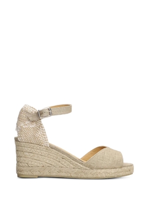Castañer Blaudi buckle-fastening wedge sandals - Neutrals