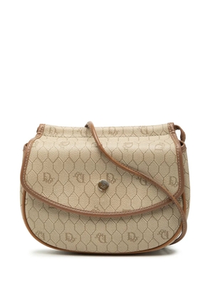 Christian Dior Pre-Owned 20th Century Honeycomb Coated Canvas crossbody bag - Neutrals