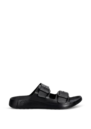 ECCO Cozmo buckle-fastening slides - Black