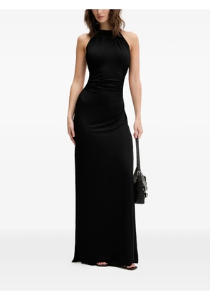 Karl Lagerfeld Jeans halterneck maxi dress - Black