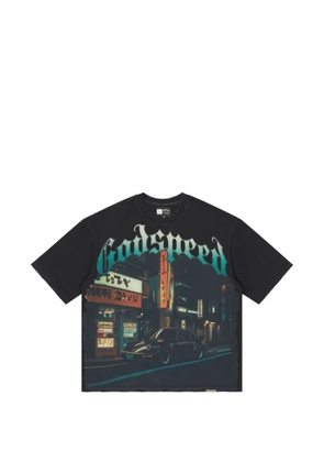 GODSPEED graphic-print cotton T-shirt - Black
