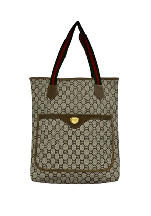 Gucci Pre-Owned 20th Century GG Supreme Plus Web tote bag - Neutrals
