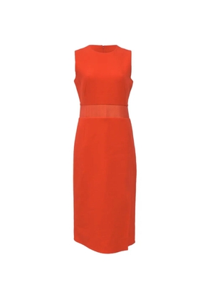 Akris Gartered waist slit dress - Orange