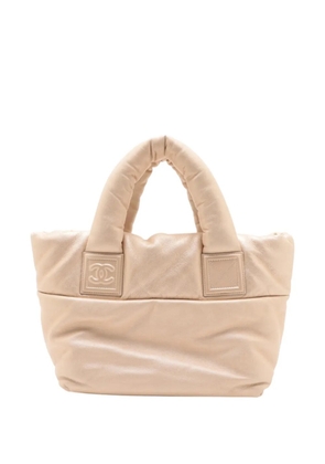 CHANEL Pre-Owned 2009-2010 Small Lambskin Coco Cocoon Reversible tote bag - Neutrals