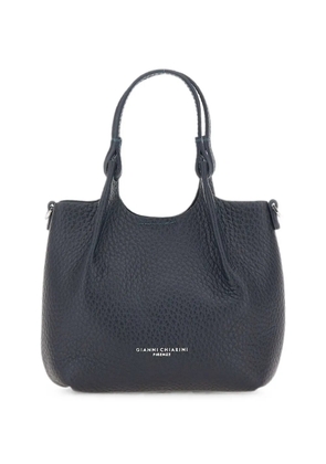 GIANNI CHIARINI Dua grained leather handbag - Blue