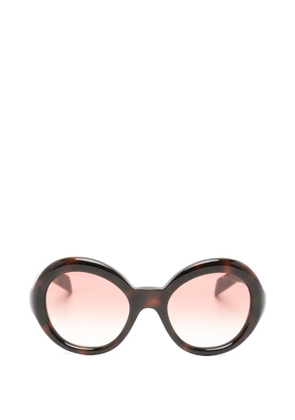 Prada Eyewear round-frame sunglasses - Brown