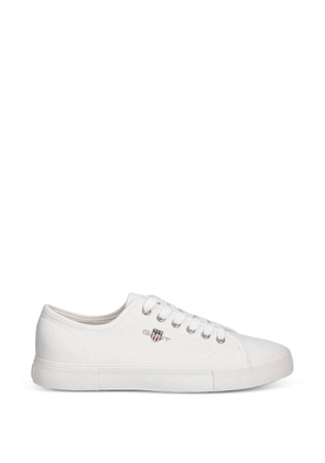 Gant Killox logo-embroidered sneakers - White