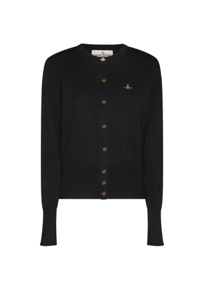 Vivienne Westwood Orb-embroidered cardigan - Black