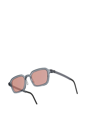Lindberg square-frame tinted sunglasses - Grey
