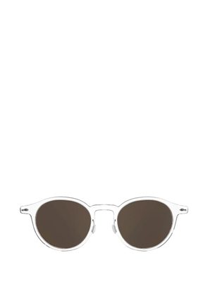 Lindberg round-frame sunglasses - White