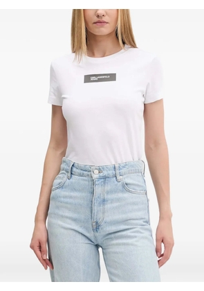 Karl Lagerfeld Jeans logo-print T-shirt - White