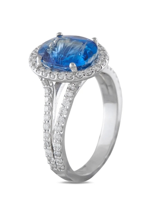 LB Exclusive sapphire and diamond ring - Silver