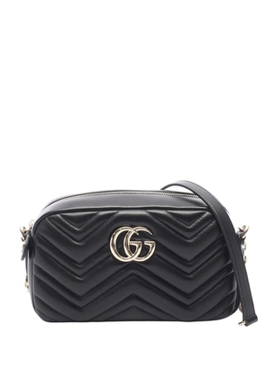 Gucci Pre-Owned 2016-2026 Small GG Marmont Matelasse Calfskin crossbody bag - Black