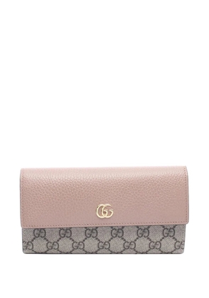 Gucci Pre-Owned 2016-2026 GG Supreme Wallet long wallets - Neutrals