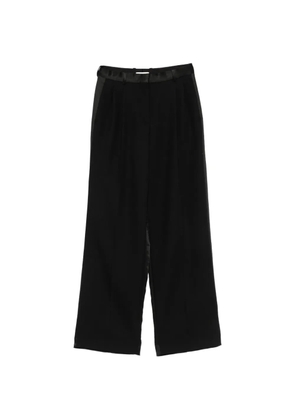 SANDRO pleated palazzo pants - Black