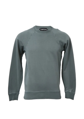 Tom Ford Pre-Owned crew-neck raglan-sleeve sweater - Grey