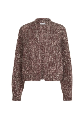 Brunello Cucinelli Malfilé mohair cardigan - Brown