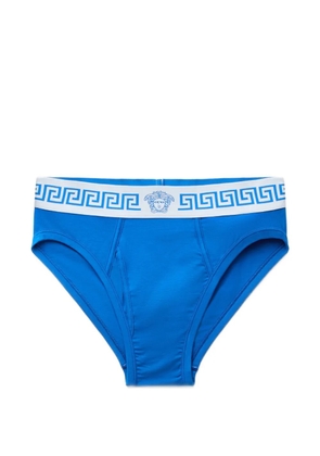 Versace Greca-waistband briefs - Blue