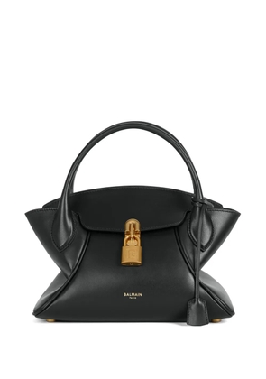 Balmain small Pulse Day bag in smooth leather - Black