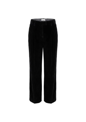 Brunello Cucinelli pleated corduroy trousers - Black