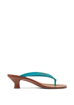 Versace Sophie thong-strap mules - Blue