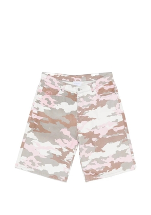 BLUE SKY INN camo-print shorts - Pink