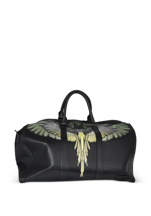 COUNTY OF MILAN wings-print holdall - Black