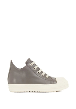 Rick Owens lace-up leather sneakers - Grey