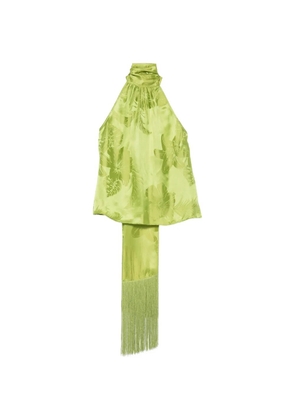 Retrofete Martana fringed-tie top - Green
