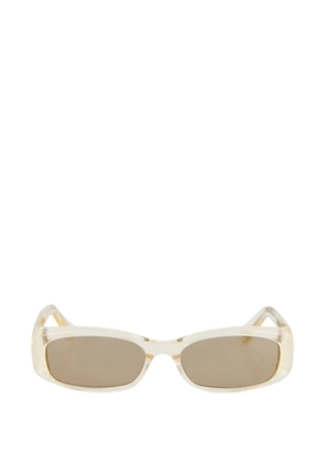 Port Tanger Leila rectangle-frame sunglasses - Neutrals