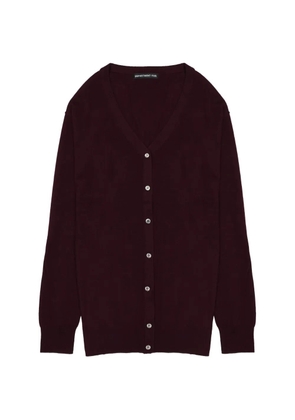 Department 5 V-neck merino wool cardigan - Red