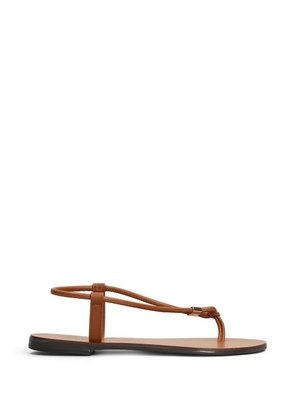 Nicolas Lainas leather flat sandals - Neutrals