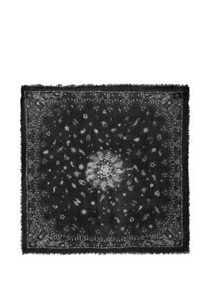 Zadig&Voltaire Blondie paisley-print scarf - Black