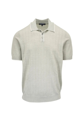 PATRICK ASSARAF contrast-trim polo shirt - Green