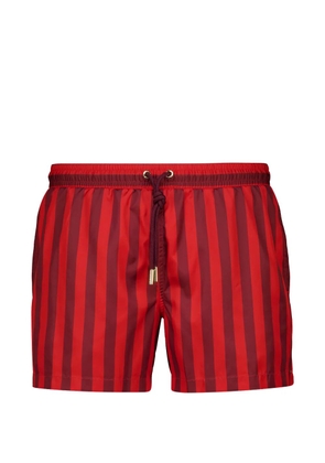 Orlebar Brown Jack stripe-pattern swim shorts - Red